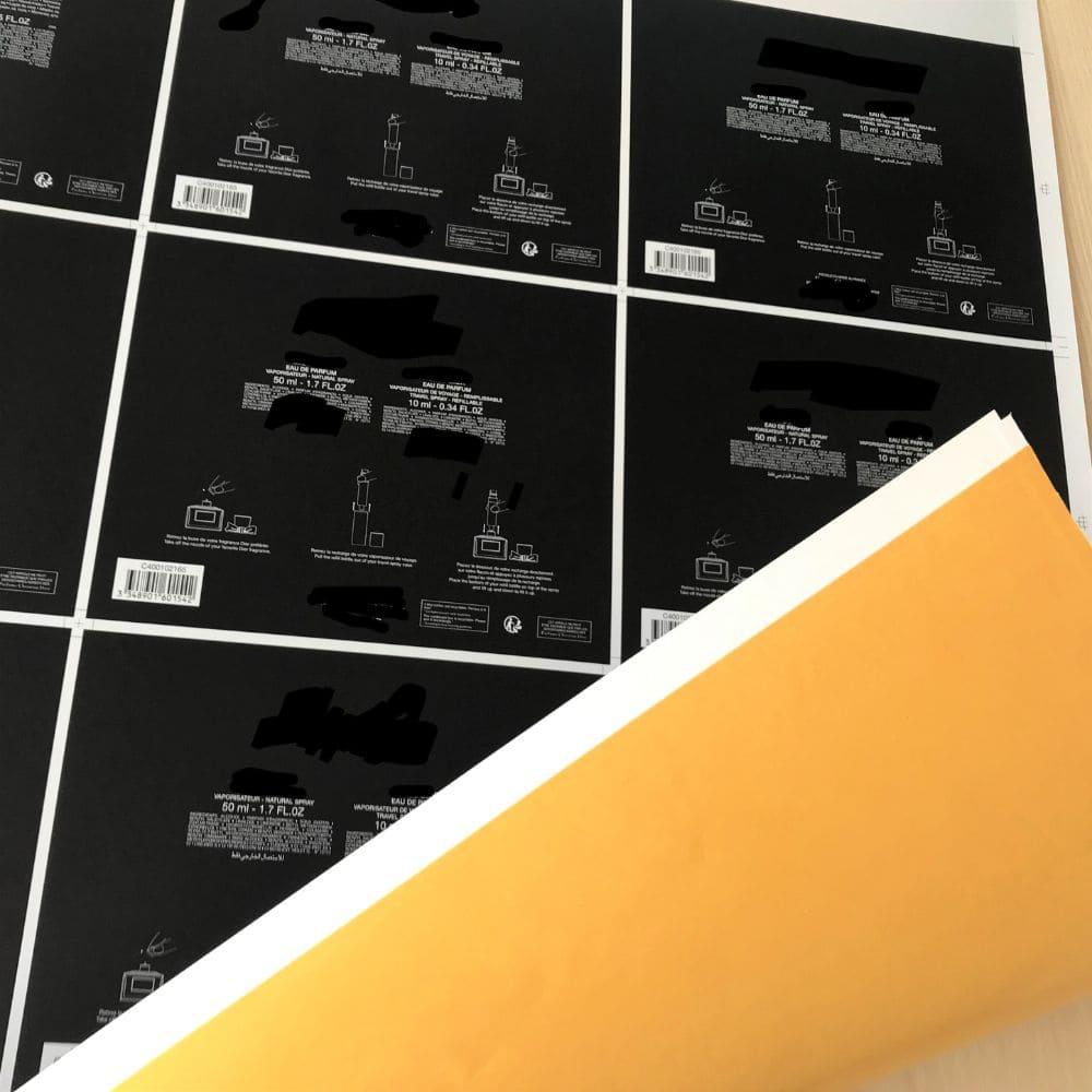 Adhésif différentiel 8596 - face permanente et face enlevable