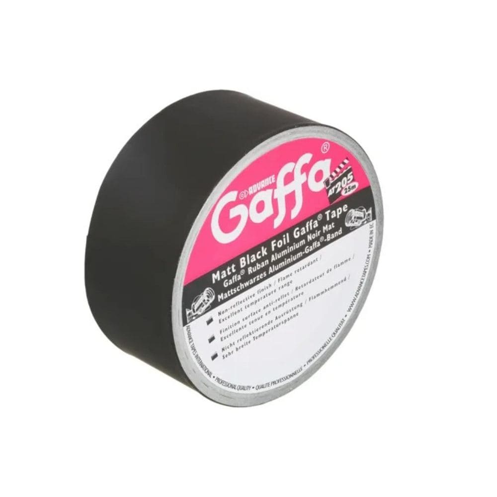 Gaffer mat noir Advance Gaffa®AT205